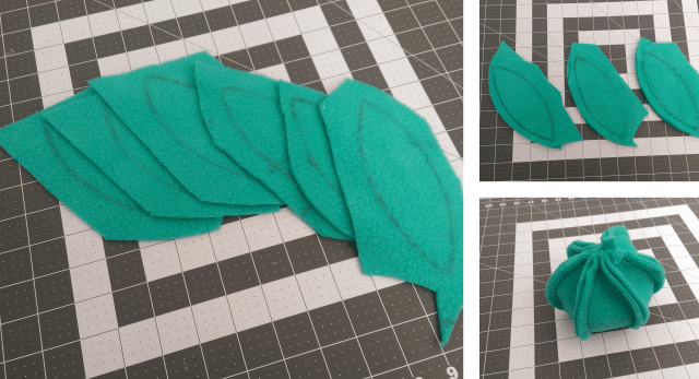 Creating the sphere by using a 