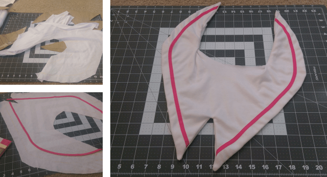 Next time, use some sort of interfacing to avoid stretching stretchy fabrics.